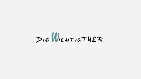 die wichtigtuer, logo, schriftzug, projektname, Logo des Projekts „Die Wichtigtuer“ mit Schriftzug